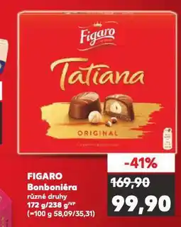 Kaufland Figaro bonboniéra nabídka