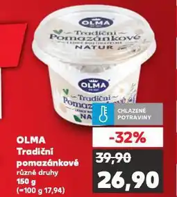 Kaufland Olma tradiční pomazánkové nabídka