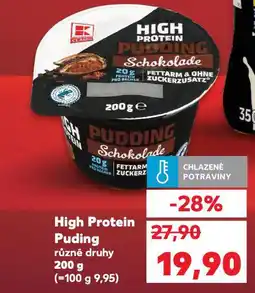 Kaufland High protein puding nabídka