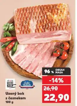 Kaufland Uzený bok s česnekem nabídka
