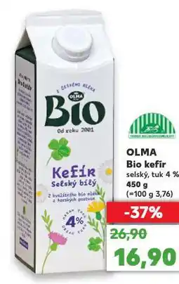 Kaufland Olma bio kefír nabídka