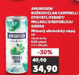 Kaufland Sierra míchaný alkoholický nápoj nabídka
