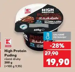 Kaufland High protein puding nabídka