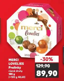 Kaufland Bonboniéra merci lovelies nabídka