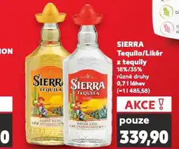 Kaufland Sierra tequila nabídka