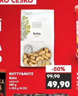 Kaufland Nutty&nutz kešu nabídka