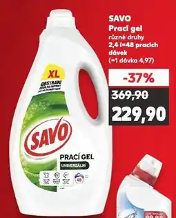 Kaufland Savo prací gel nabídka