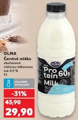 Kaufland Olma mléko čerstvé nabídka