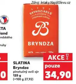 Kaufland Slatina bryndza nabídka