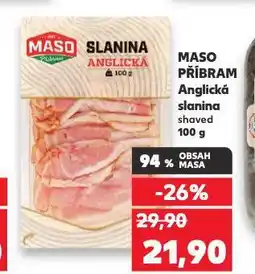 Kaufland Anglická slanina nabídka