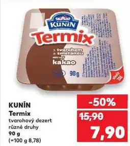 Kaufland Kunín termix nabídka