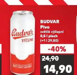 Kaufland Pivo budvar nabídka