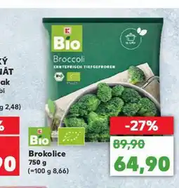 Kaufland Bio brokolice nabídka
