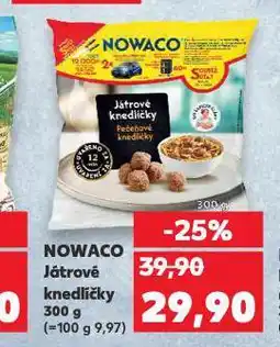 Kaufland Nowaco játrové knedlíčky nabídka