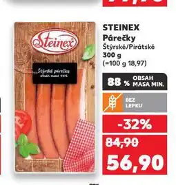 Kaufland Steinex párečky nabídka