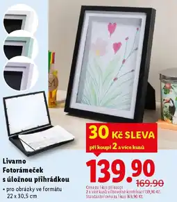 Lidl Livarno Fotorámeček s úložnou přihrádkou nabídka