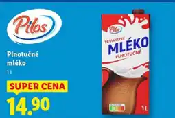 Lidl Pilos Plnotučné mléko nabídka