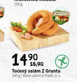 Terno Točený salám z gruntu nabídka