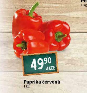 Terno Paprika červená nabídka