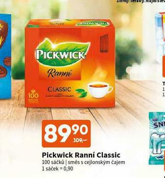 Terno Pickwick ranní čaj nabídka