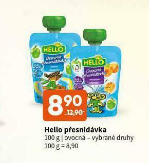 Terno Hello přesnídávka nabídka