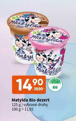 Terno Matylda bio dezert nabídka
