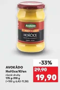 Kaufland Avokádo hořčice nabídka