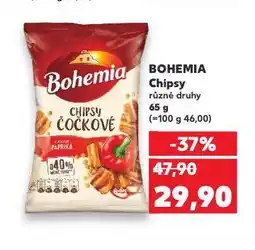 Kaufland Bohemia chipsy nabídka