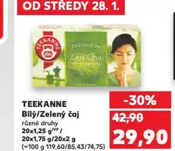 Kaufland Teekanne bílý čaj nabídka