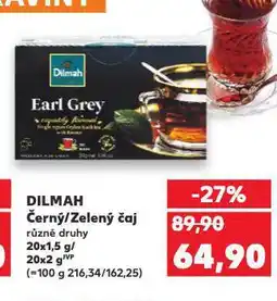 Kaufland Dilmah černý čaj nabídka