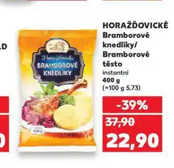 Kaufland Bramborové těsto nabídka