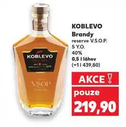 Kaufland Koblevo brandy nabídka