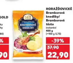 Kaufland Bramborové knedlíky nabídka