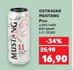 Kaufland Pivo ostravar nabídka