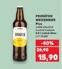 Kaufland Pivo primátor weizenbier nabídka