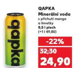 Kaufland Qapka minerální voda nabídka