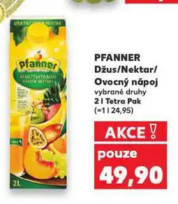 Kaufland Pfanner ovocný nápoj nabídka