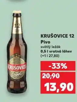 Kaufland Pivo krušovice nabídka