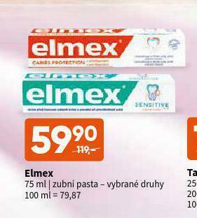 Terno Elmex zubní pasta nabídka