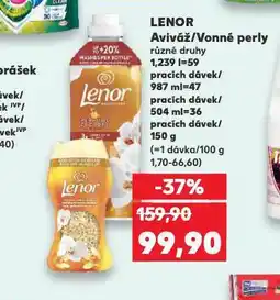 Kaufland Lenor vonné perly nabídka