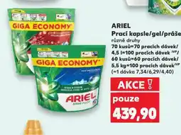 Kaufland Ariel prací prášek nabídka