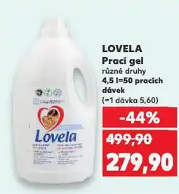Kaufland Lovela prací gel nabídka