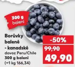 Kaufland Borůvky nabídka