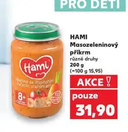 Kaufland Hami masozeleninový příkrm nabídka