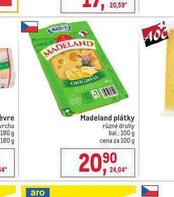 Makro Madeland plátky nabídka