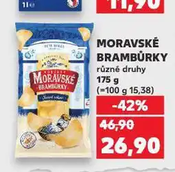 Kaufland Moravské brambůrky nabídka