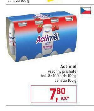 Makro Actimel nabídka