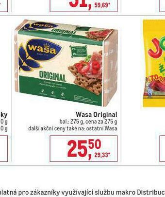 Makro Wasa original nabídka