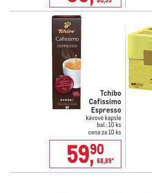 Makro Tchibo cafissimo espresso nabídka