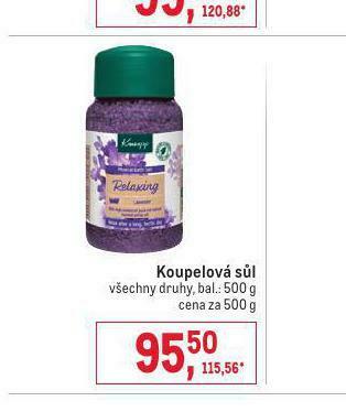 Makro Koupelová sůl nabídka